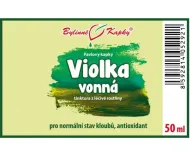 Violka vonná (fialka) - bylinné kvapky (tinktúra) 50 ml