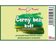 Čierny bez kvet - bylinné kvapky (tinktúra) 50 ml