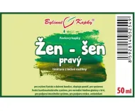 Žen-šen (žen šen, ženšen) pravý - bylinné kvapky (tinktúra zo žien šenu) 50 ml