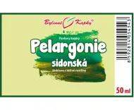 Pelargónia sidonská - bylinné kvapky (tinktúra) 50 ml