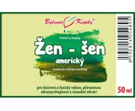 Žen-šen (žen šen, ženšen) americký - bylinné kvapky (tinktúra) 50 ml