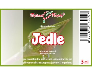 Jedľa - tinktúra z púčikov 5 ml - gemmoterapia