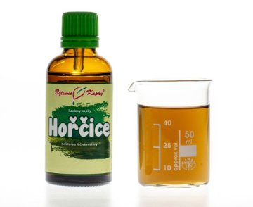 Horčica - bylinné kvapky (tinktúra) 50 ml