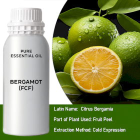 Bergamot (FCF) prírodná silica, esenciálny (éterický) olej 500 g