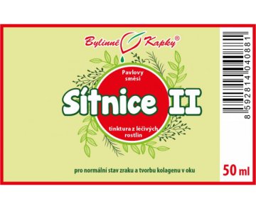 Očné sietnice II - bylinné kvapky (tinktúra) 50 ml