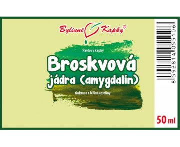 Broskyňové jadrá (amygdalín) (TCM) - bylinné kvapky (tinktúra) 50 ml