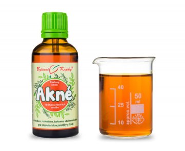 Pokožka (Akné) - bylinné kvapky (tinktúra) 50 ml