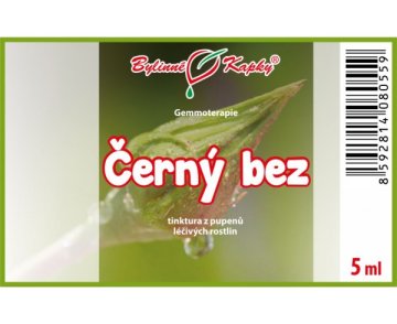 Bez čierny - tinktúra z púčikov 5 ml - gemmoterapia