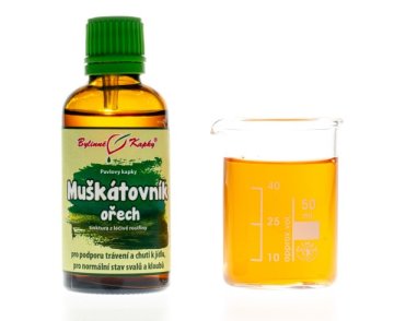 Muškátovník - bylinné kvapky (tinktúra) 50 ml