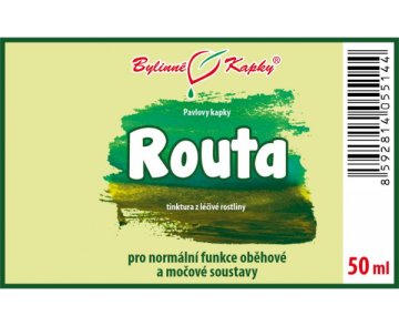 Rúta - bylinné kvapky (tinktúra) 50 ml