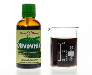 Olivovník - bylinné kvapky (tinktúra z olivovníka) 50 ml