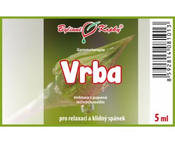 Vŕba - tinktúra z púčikov 5 ml - gemmoterapia