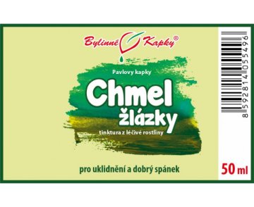 Chmeľ žľazy - Pavlove bylinné kvapky (tinktúra) 50 ml