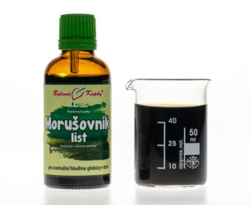 Morušovník list - bylinné kvapky (tinktúra) 50 ml