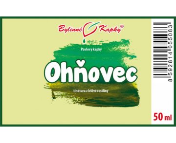 Ohňovec - bylinné kvapky (tinktúra) 50 ml