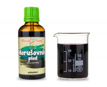 Morušovník (moruše) plod - bylinné kvapky (tinktúra) 50 ml