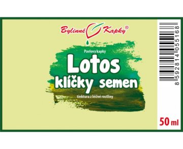 Lotos klíčky semien (TCM) - bylinné kvapky (tinktúra) 50 ml