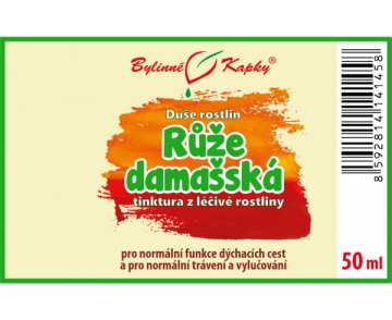 Ruža damašská - kvapky Duša rastlín (tinktúra) 50 ml