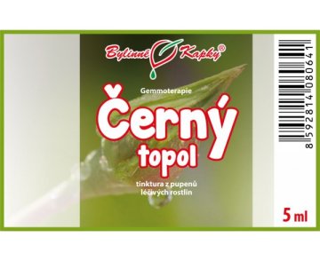 Čierny topoľ - tinktúra z púčikov 5 ml - gemmoterapia