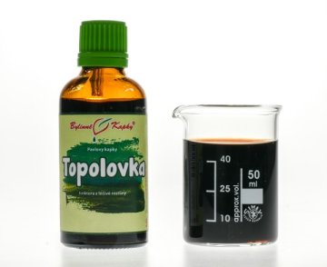 Topoľovka - bylinné kvapky (tinktúra) 50 ml