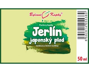 Jerlín japonský plod (Sophora - prírodný rutín) - Pavlove bylinné kvapky (tinktúra) 50 ml