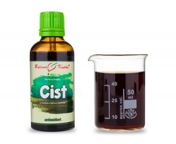 Cist (ruža cistová - skalná) - bylinné kvapky (tinktúra) 50 ml