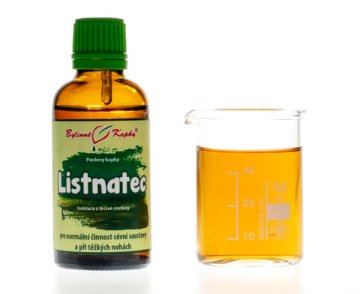 Listnatec - bylinné kvapky (tinktúra) 50 ml