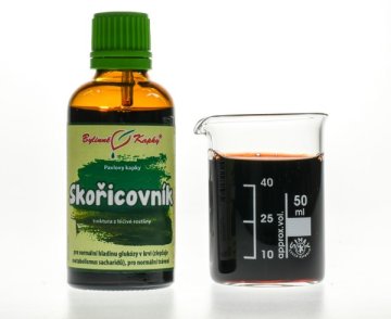 Škoricovník (škorica) - bylinné kvapky (tinktúra) 50 ml