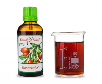 Kustovnica (goji) BIO - bylinné kvapky (tinktúra) 50 ml