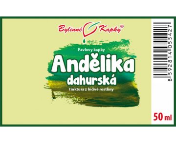 Angelika dahurská (angelika, dehel dahurský) (TCM) - Pavlove bylinné kvapky (tinktúra) 50 ml