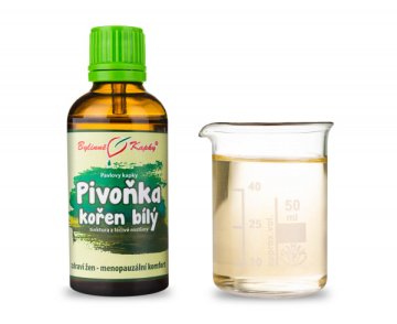 Pivonka bielokvetá koreň biely (TCM) - bylinné kvapky (tinktúra) 50 ml