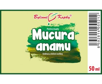 Mucura / anamu - bylinné kvapky (tinktúra) 50 ml