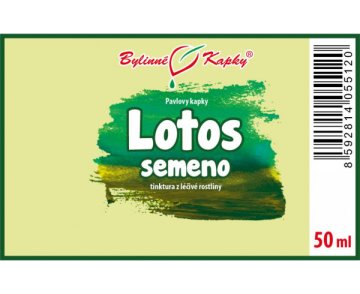 Lotos semeno (TCM) - bylinné kvapky (tinktúra) 50 ml