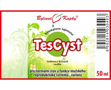 TesCyst - Bylinné kvapky (tinktúra) Bylinkárovo tajomstvo 50 ml