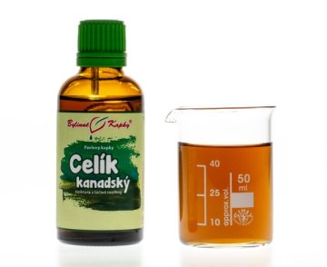 Celík (zlatobyľ) kanadský - bylinné kvapky (tinktúra) 50 ml